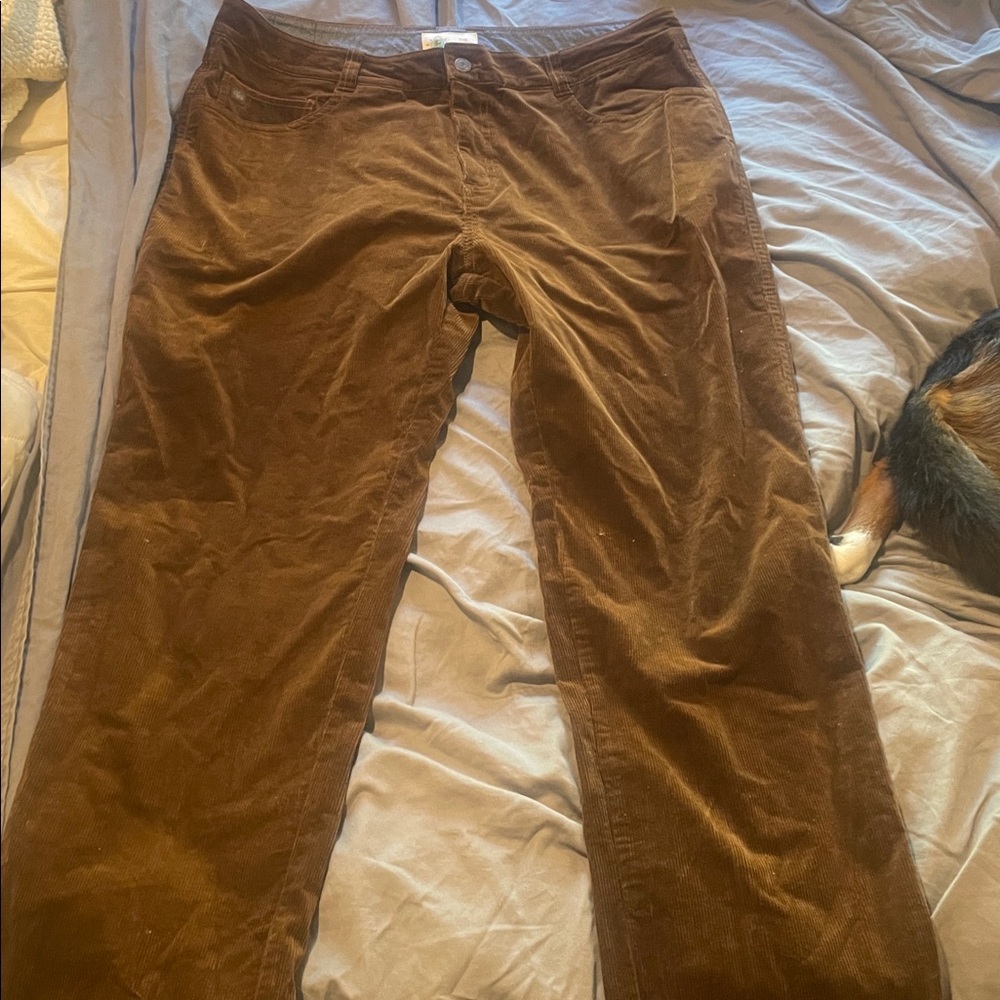 The Territory Ahead Chocolate Corduroy Trousers